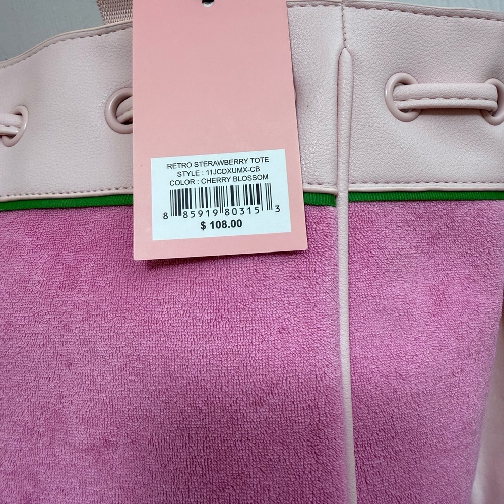 NWT Juicy Couture Pink Strawberry ๐ Daydreamer Tote in Cherry ๐ Blossom - Picture 2 of 9
